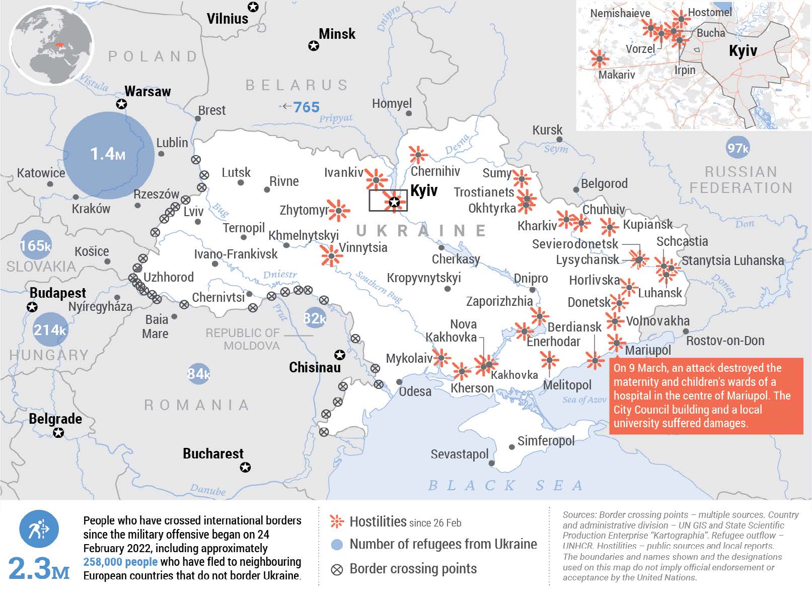 Ukraine: Humanitarian Impact Situation Report As of 3:00 p.m. (EET), 10 March 2022