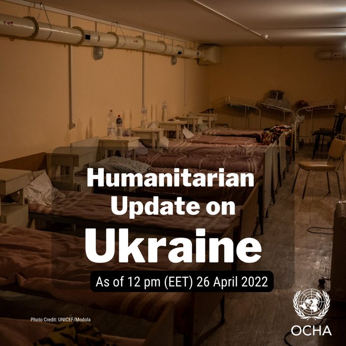 Ukraine: Situation Report as of 26 April 2022