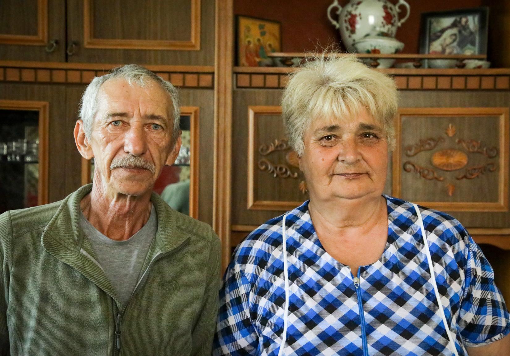 The portrait of pensioners